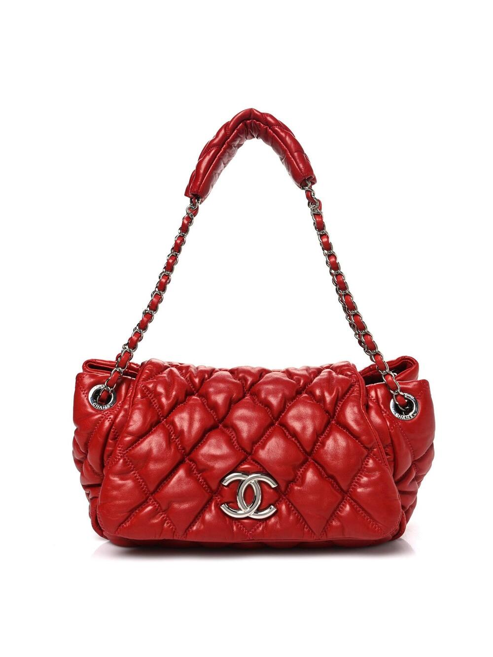 Chanel Calfskin Bubble Quilt Accordion #281322C19B